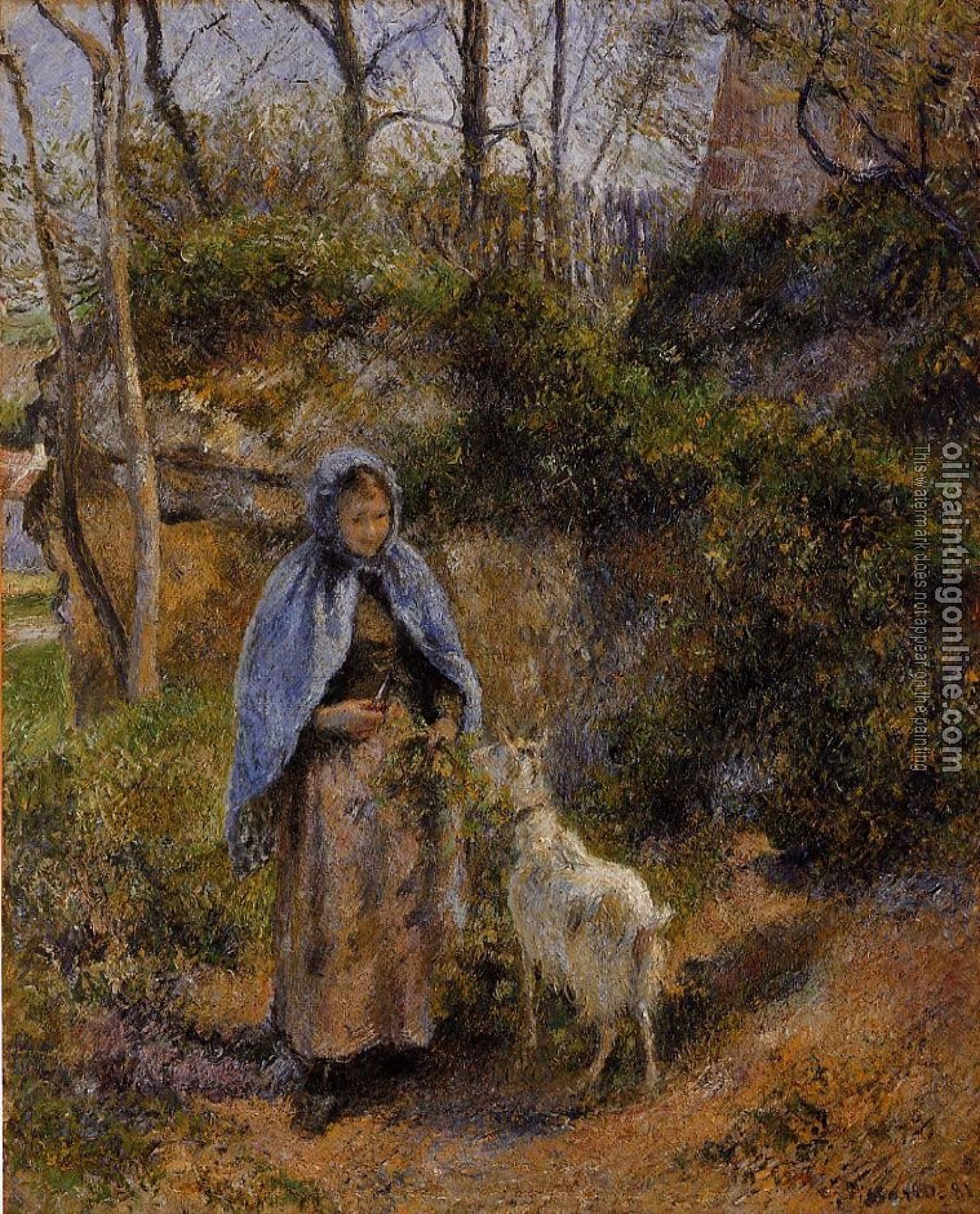 Pissarro, Camille - Peasant Woman with a Goat